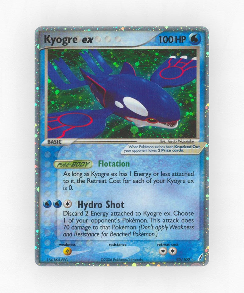 Kyogre ex - Crystal Guardians 95/100 (Holo)