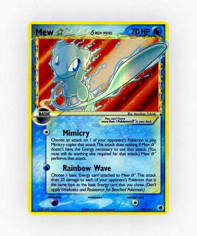 Mew ☆ δ - Dragon Frontiers 101/101 (Holo)