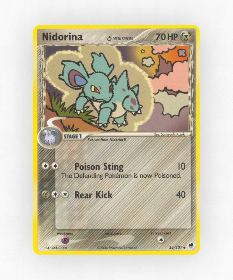 Nidorina δ - Dragon Frontiers 34/101 (Non-Holo)