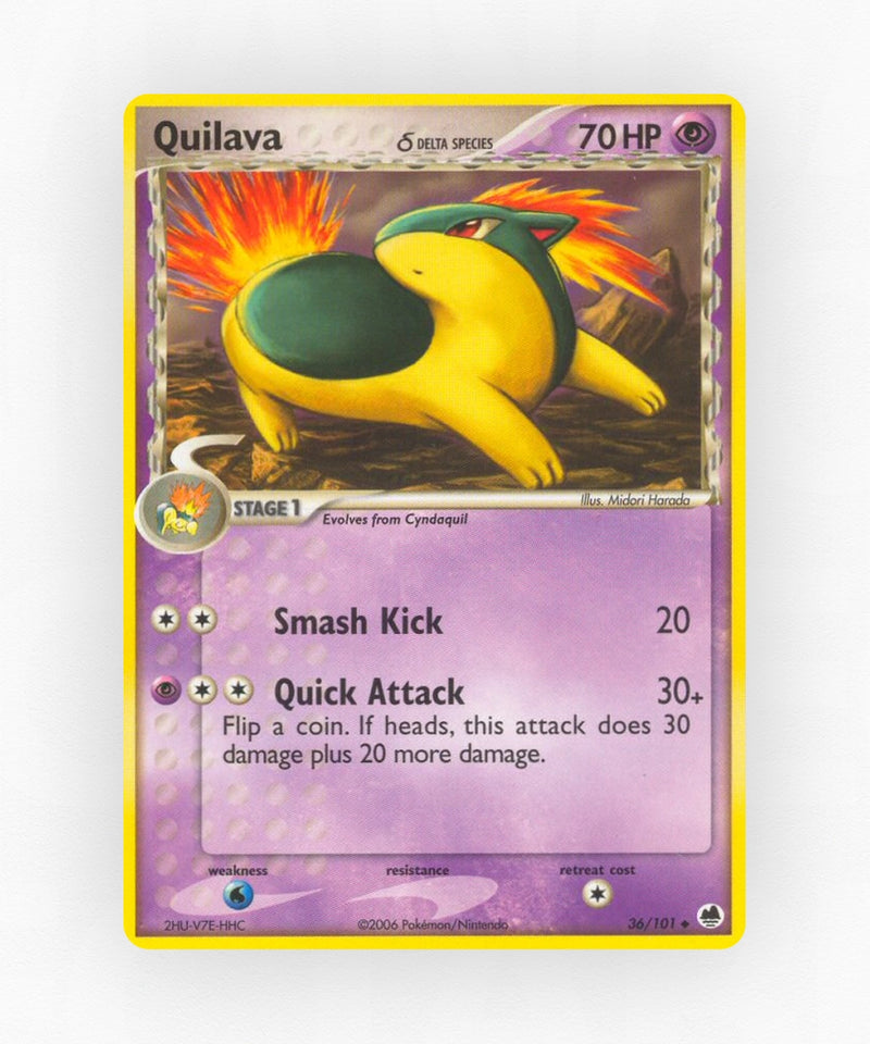 Quilava δ - Dragon Frontiers 36/101 (Non-Holo)
