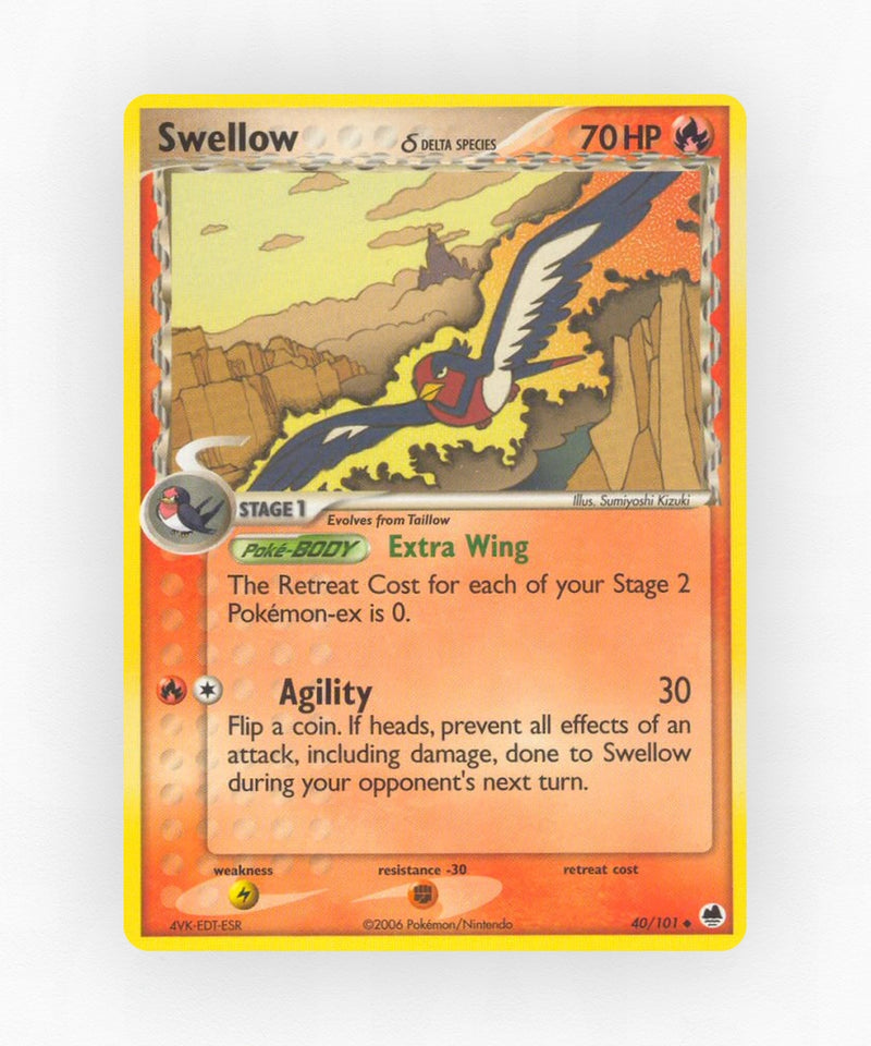 Swellow δ - Dragon Frontiers 40/101 (Non-Holo)