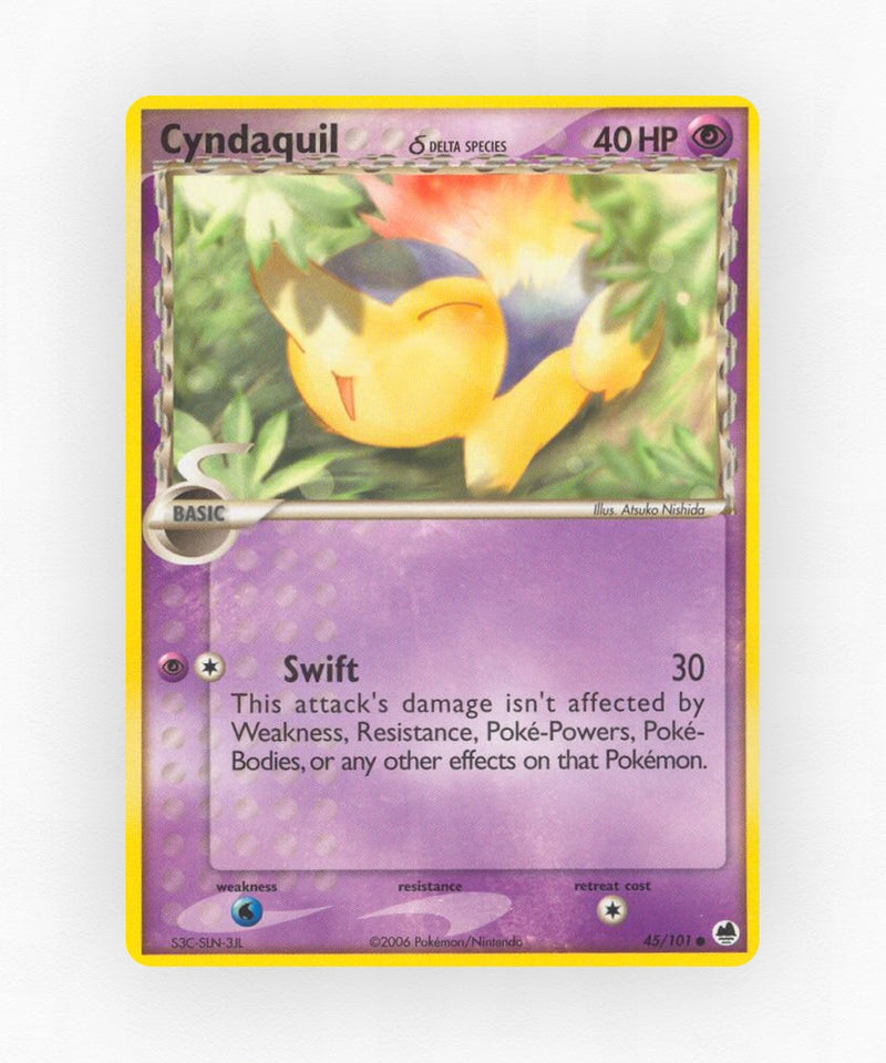 Cyndaquil δ - Dragon Frontiers 45/101 (Reverse Holo)