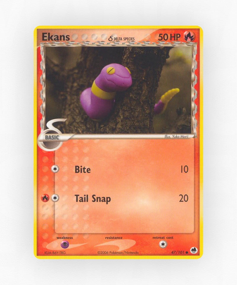 Ekans δ - Dragon Frontiers 47/101 (Non-Holo)