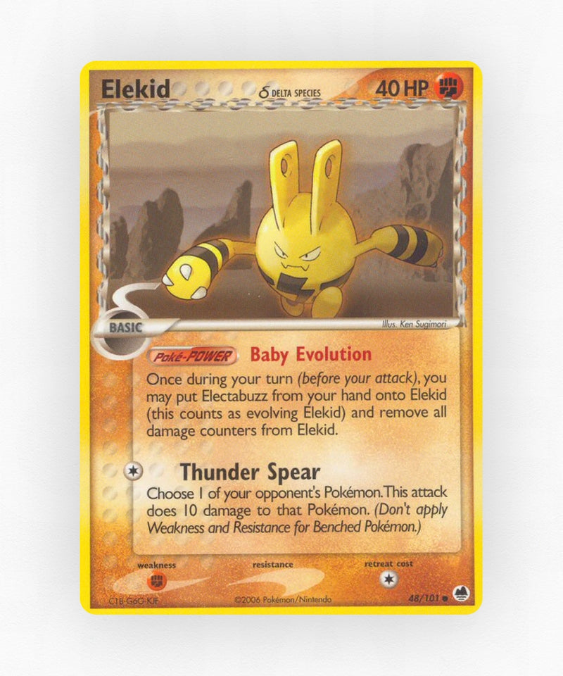 Elekid δ - Dragon Frontiers 48/101 (Reverse Holo)
