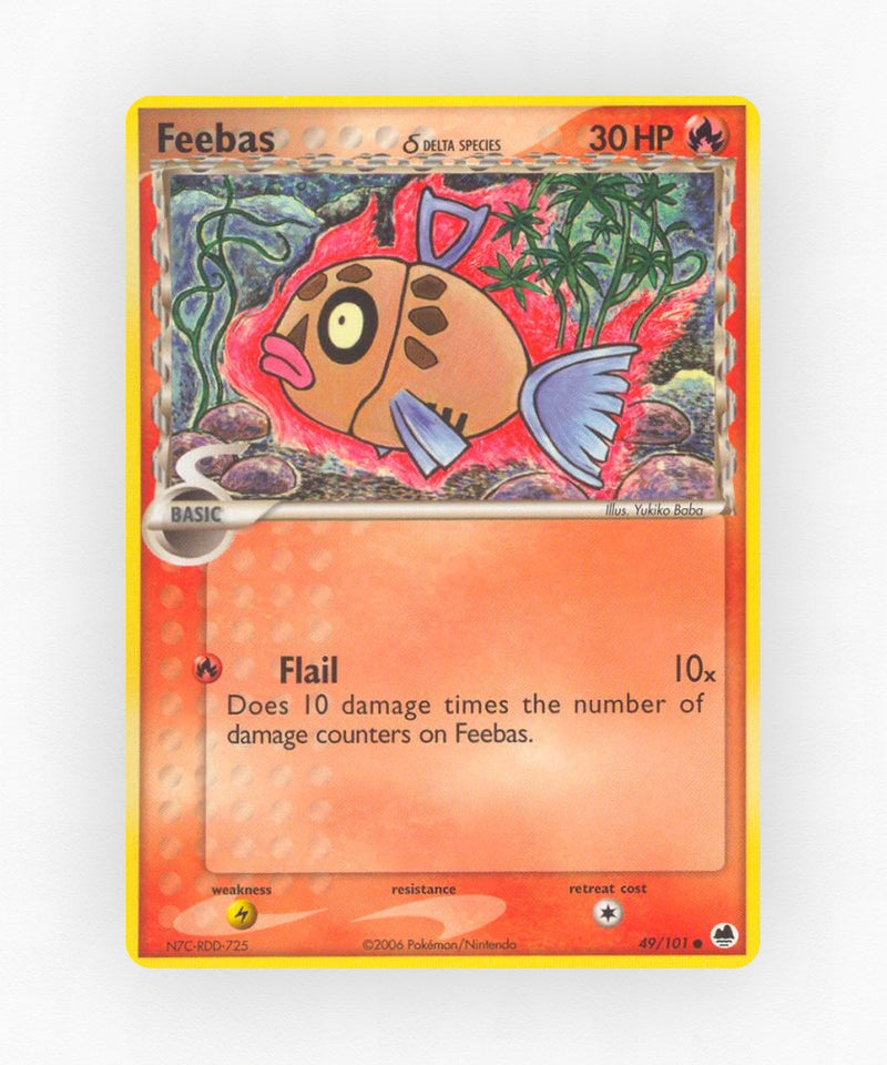 Feebas δ - Dragon Frontiers 49/101 (Reverse Holo)