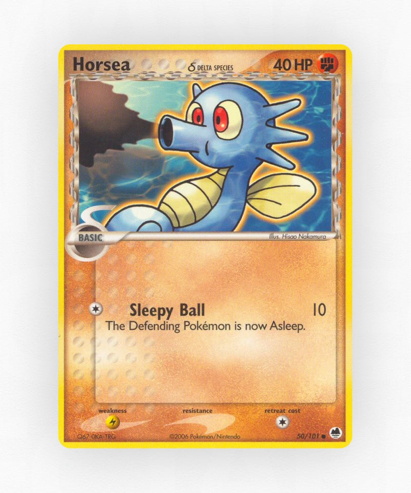 Horsea δ - Dragon Frontiers 50/101 (Non-Holo)