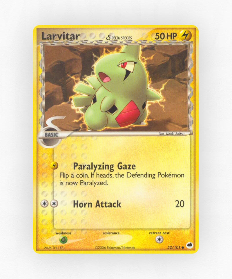 Larvitar δ - Dragon Frontiers 52/101 (Reverse Holo)