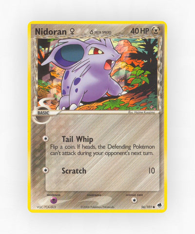 Nidoran ♀ δ - Dragon Frontiers 56/101 (Non-Holo)