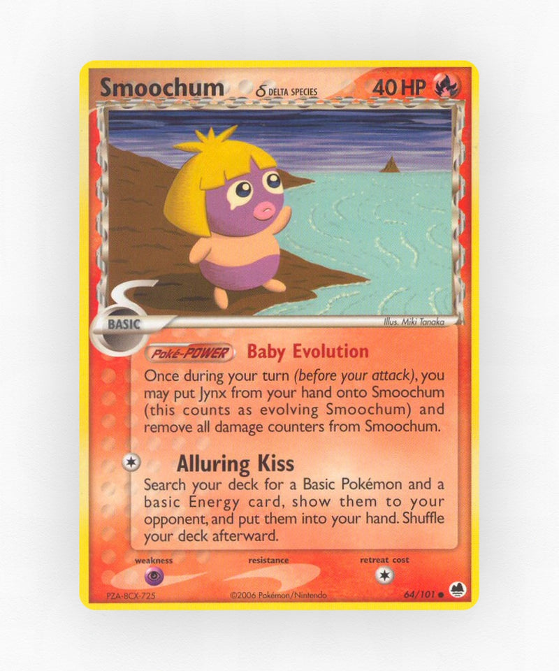 Smoochum δ - Dragon Frontiers 64/101 (Reverse Holo)