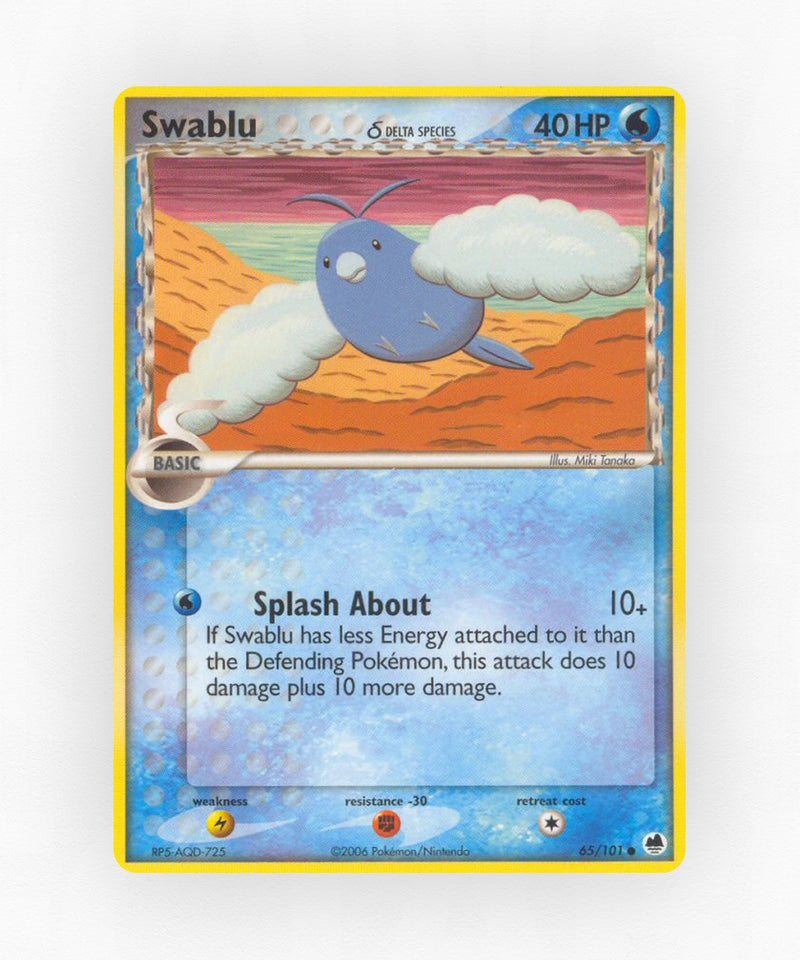 Swablu δ - Dragon Frontiers 65/101 (Non-Holo)