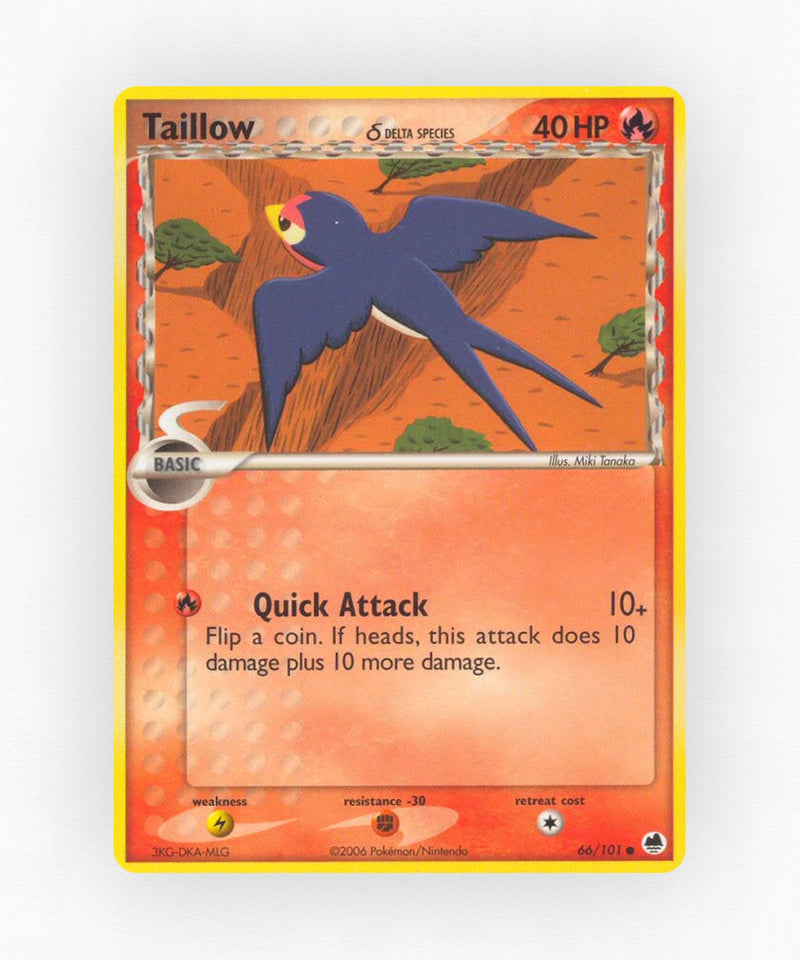 Taillow δ - Dragon Frontiers 66/101 (Non-Holo)