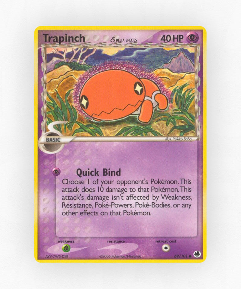 Trapinch δ - Dragon Frontiers 69/101 (Reverse Holo)