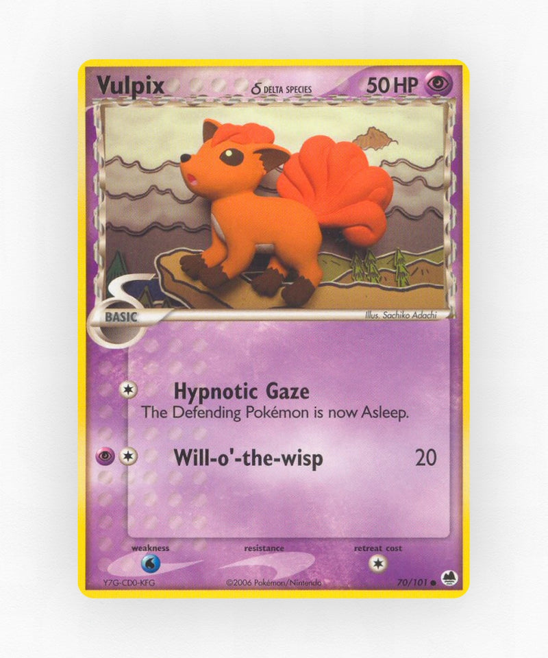 Vulpix δ - Dragon Frontiers 70/101 (Non-Holo)