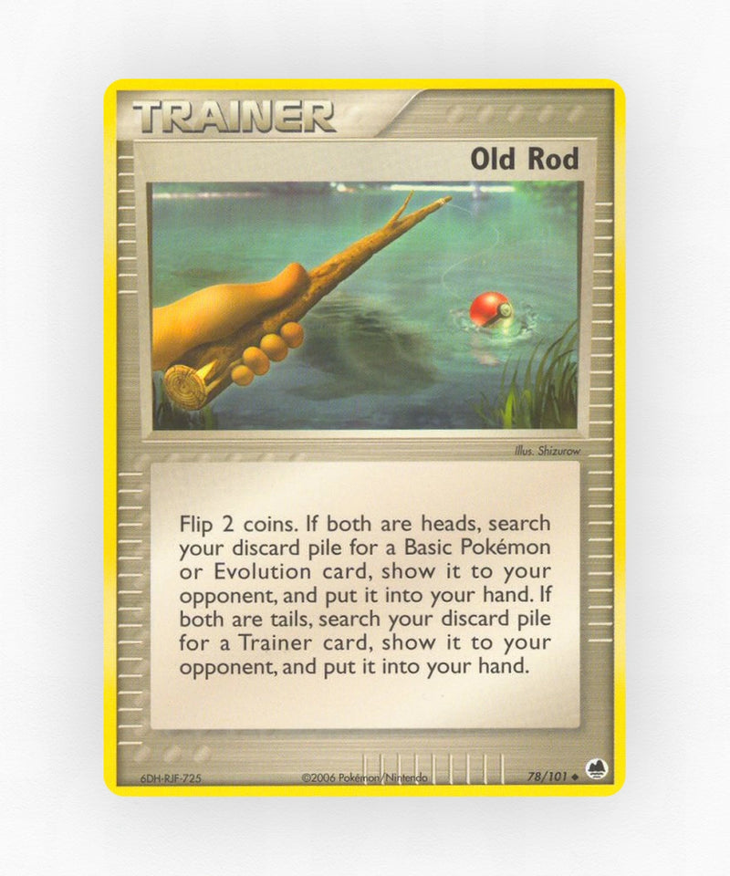 Old Rod - Dragon Frontiers 78/101 (Reverse Holo)