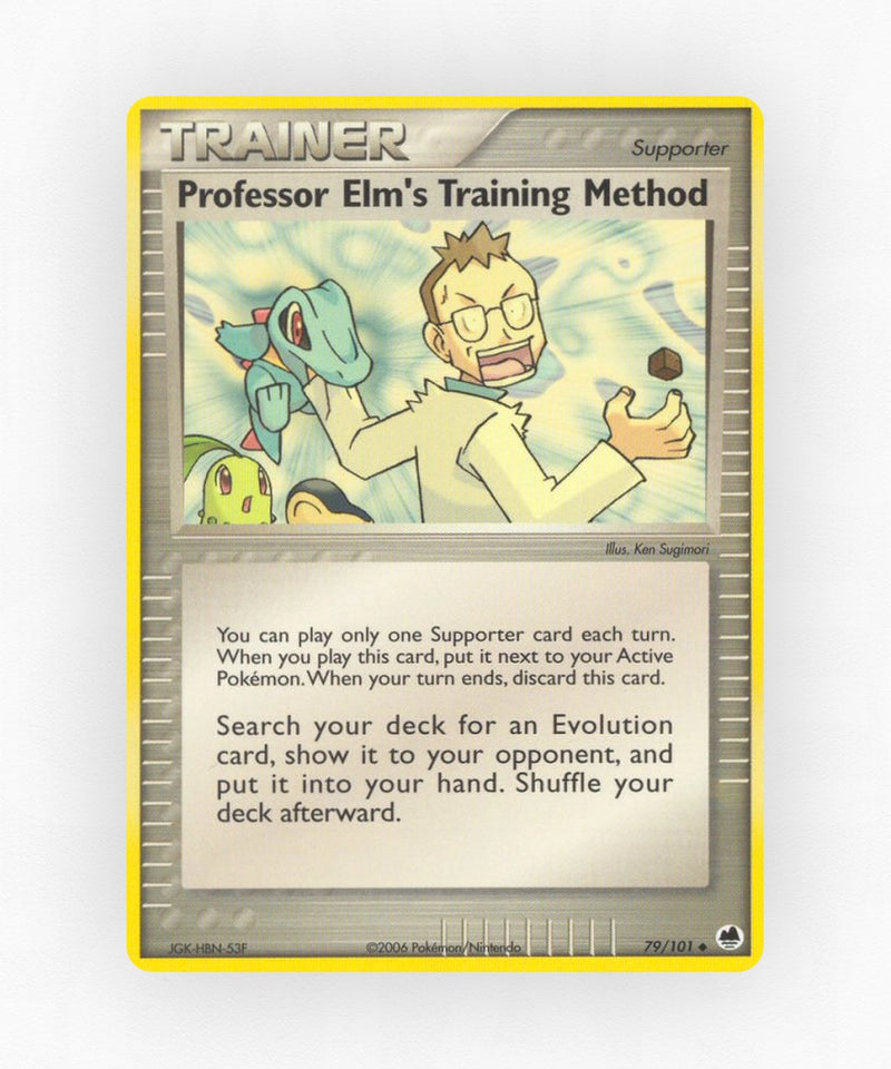 Professor Elm's Training Method - Dragon Frontiers 79/101 (Reverse Holo)