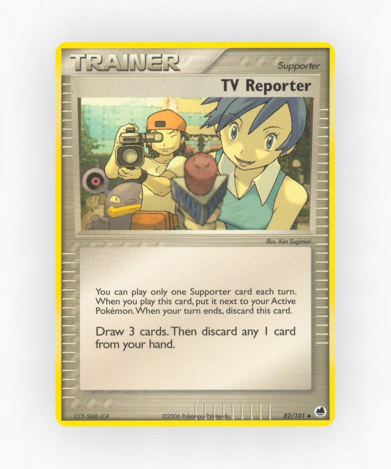 TV Reporter - Dragon Frontiers 82/101 (Non-Holo)