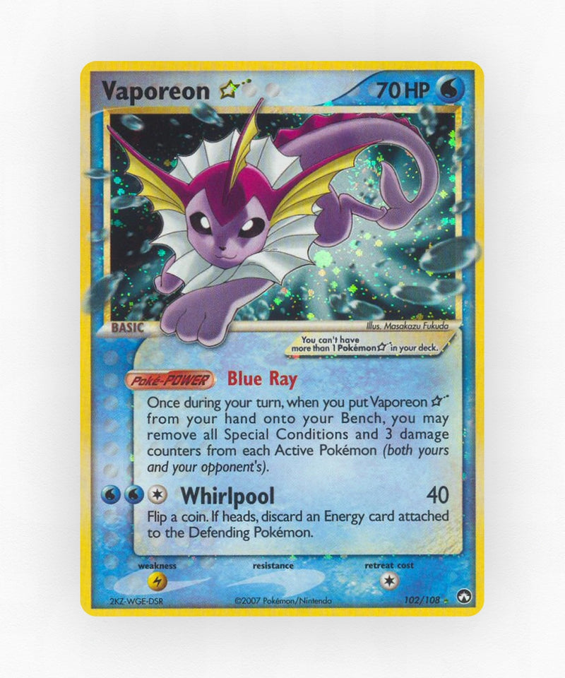 Vaporeon ☆ - Power Keepers 102/108 (Holo)