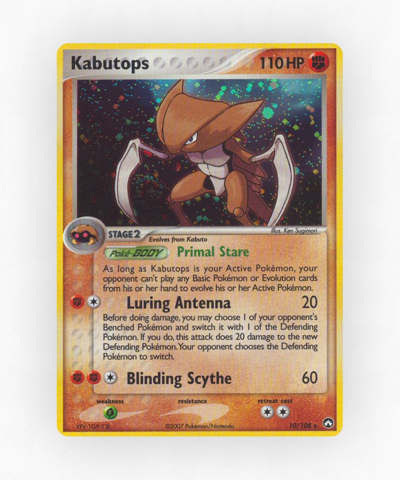 Kabutops - Power Keepers 10/108 (Reverse Holo)
