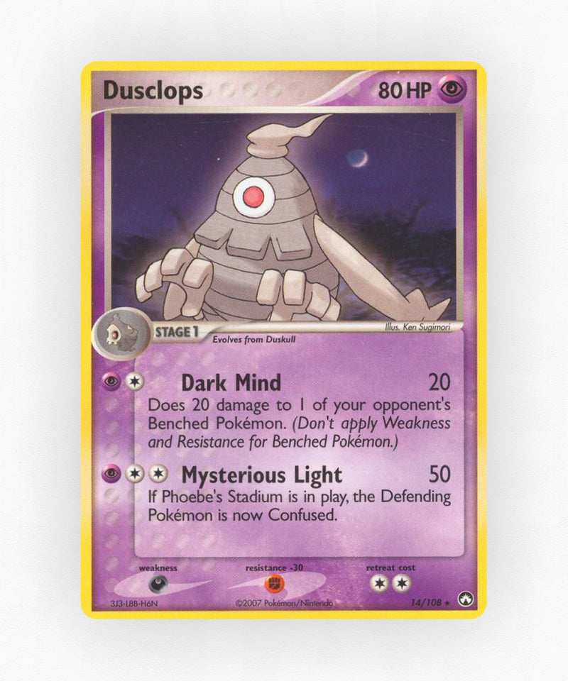 Dusclops - Power Keepers 14/108 (Reverse Holo)