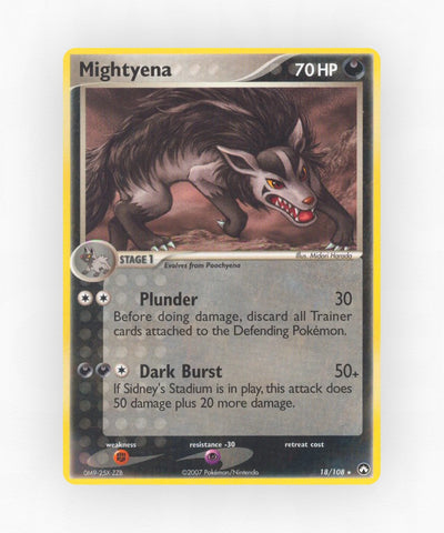Mightyena - Power Keepers 18/108 (Non-Holo)