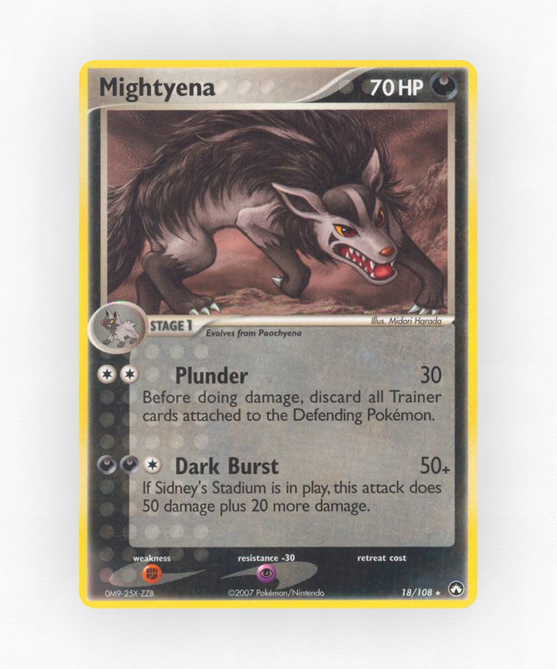 Mightyena - Power Keepers 18/108 (Reverse Holo)