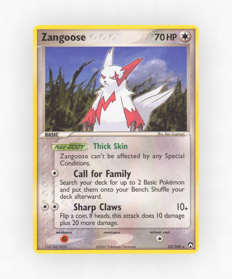 Zangoose - Power Keepers 25/108 (Non-Holo)