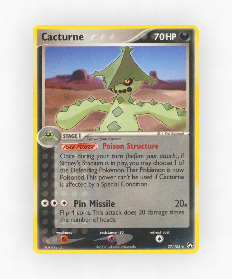 Cacturne - Power Keepers 27/108 (Reverse Holo)