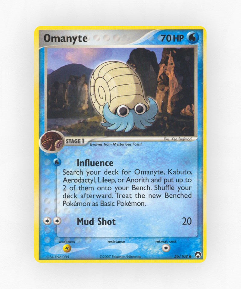 Omanyte - Power Keepers 56/108 (Non-Holo)