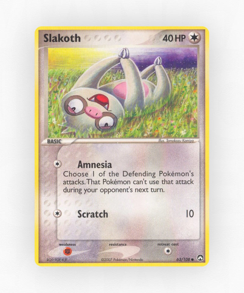 Slakoth - Power Keepers 63/108 (Reverse Holo)