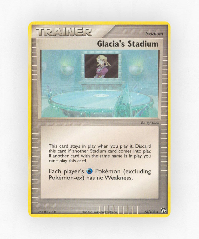 Glacia's Stadium - Power Keepers 76/108 (Reverse Holo)
