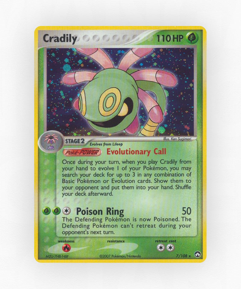 Cradily - Power Keepers 7/108 (Reverse Holo)