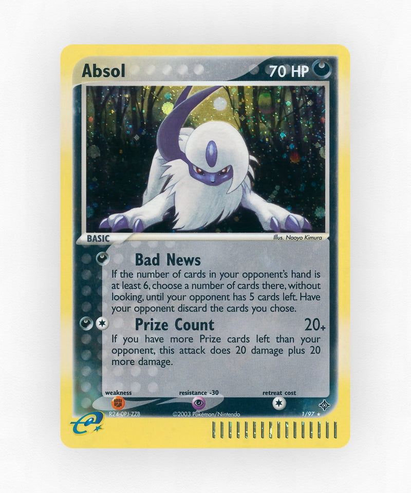Absol - Dragon 1/97 (Reverse Holo)