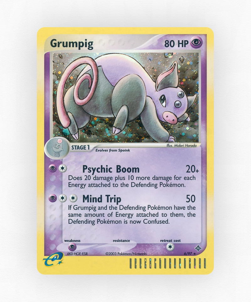 Grumpig - Dragon 6/97 (Holo)
