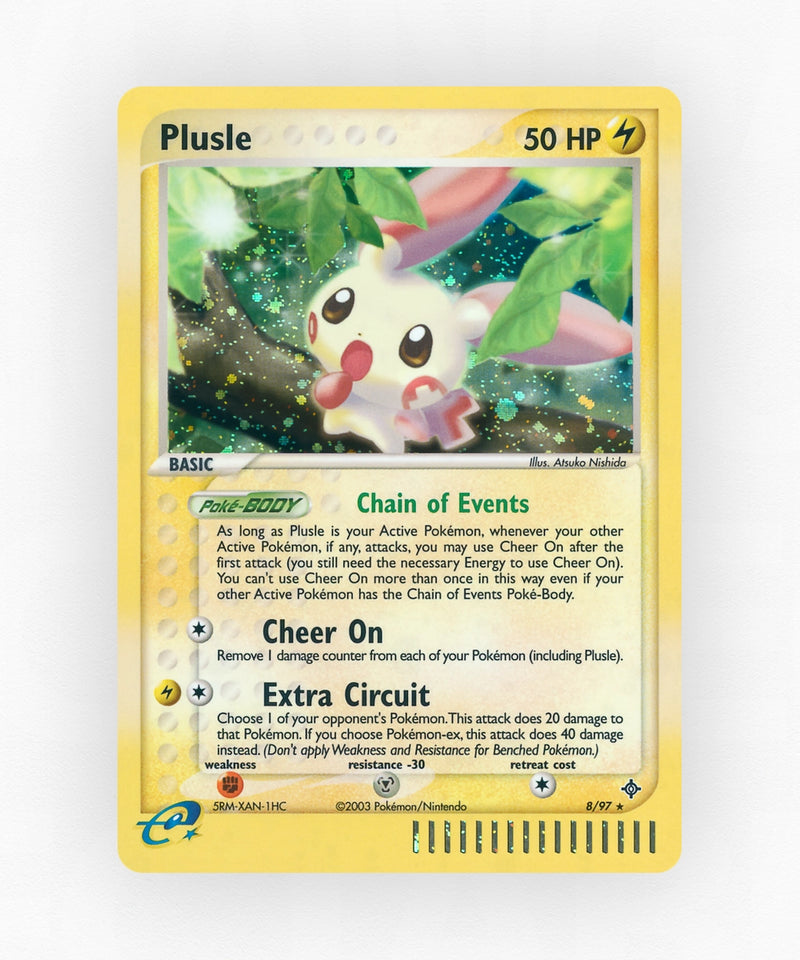 Plusle - Dragon 8/97 (Holo)