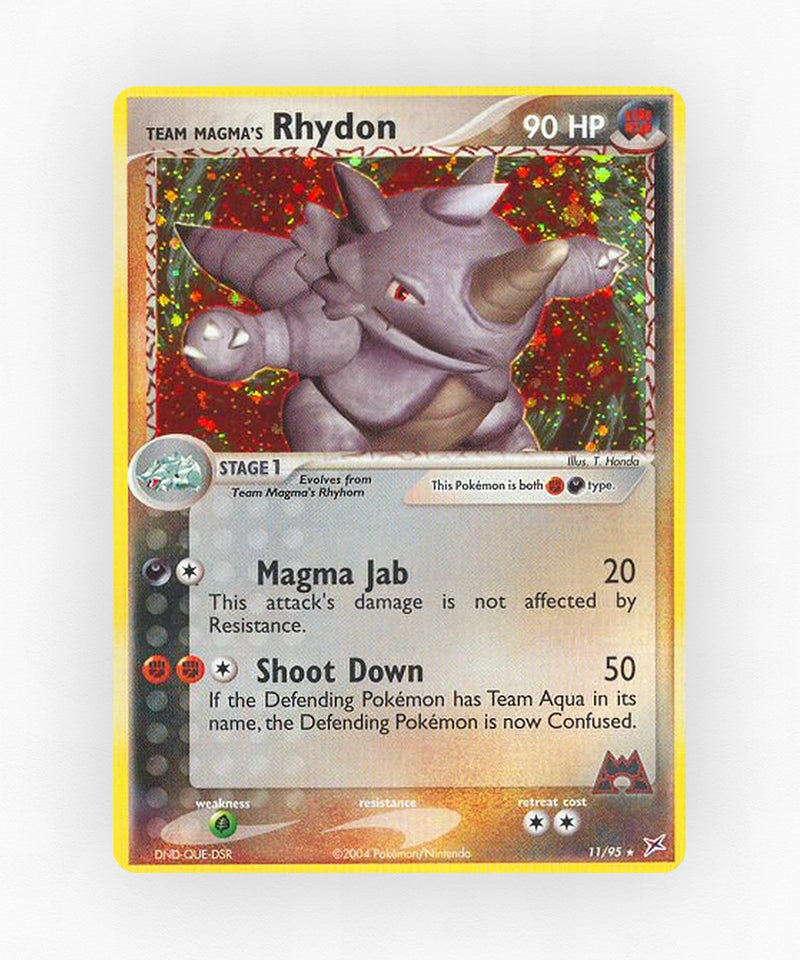 Team Magma's Rhydon - Team Magma vs Team Aqua 11/95 (Holo)