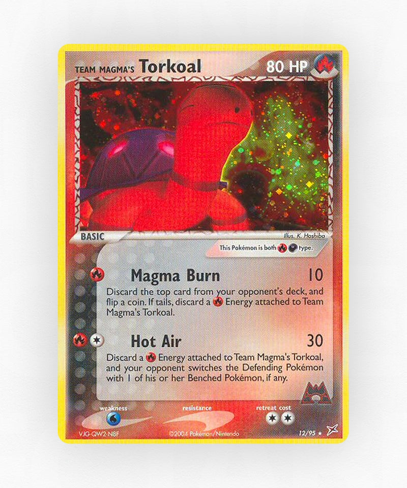 Team Magma's Torkoal - Team Magma vs Team Aqua 12/95 (Holo)