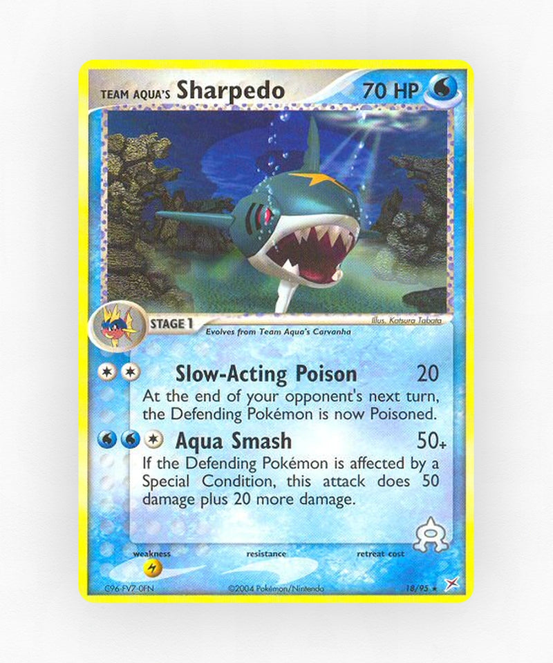 Team Aqua's Sharpedo - Team Magma vs Team Aqua 18/95 (Non-Holo)
