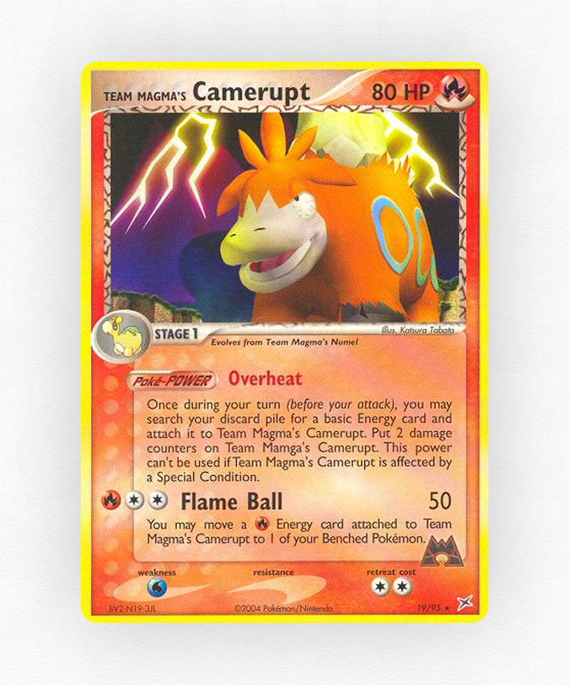 Team Magma's Camerupt - Team Magma vs Team Aqua 19/95 (Reverse Holo)