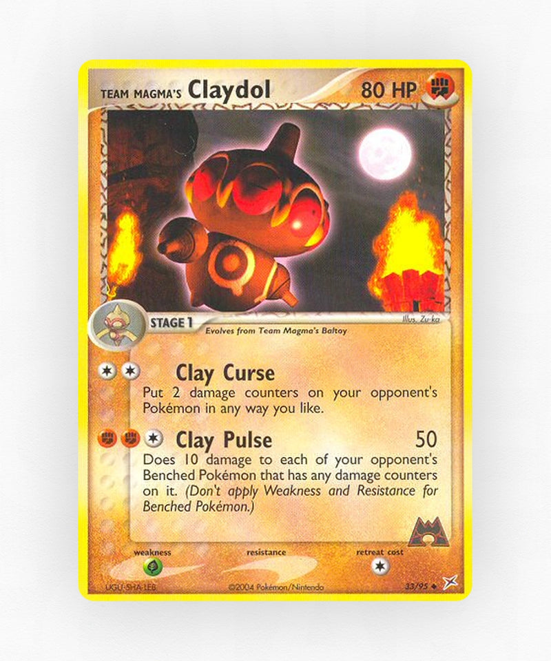 Team Magma's Claydol - Team Magma vs Team Aqua 33/95 (Non-Holo)