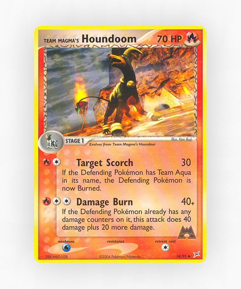 Team Magma's Houndoom - Team Magma vs Team Aqua 34/95 (Reverse Holo)