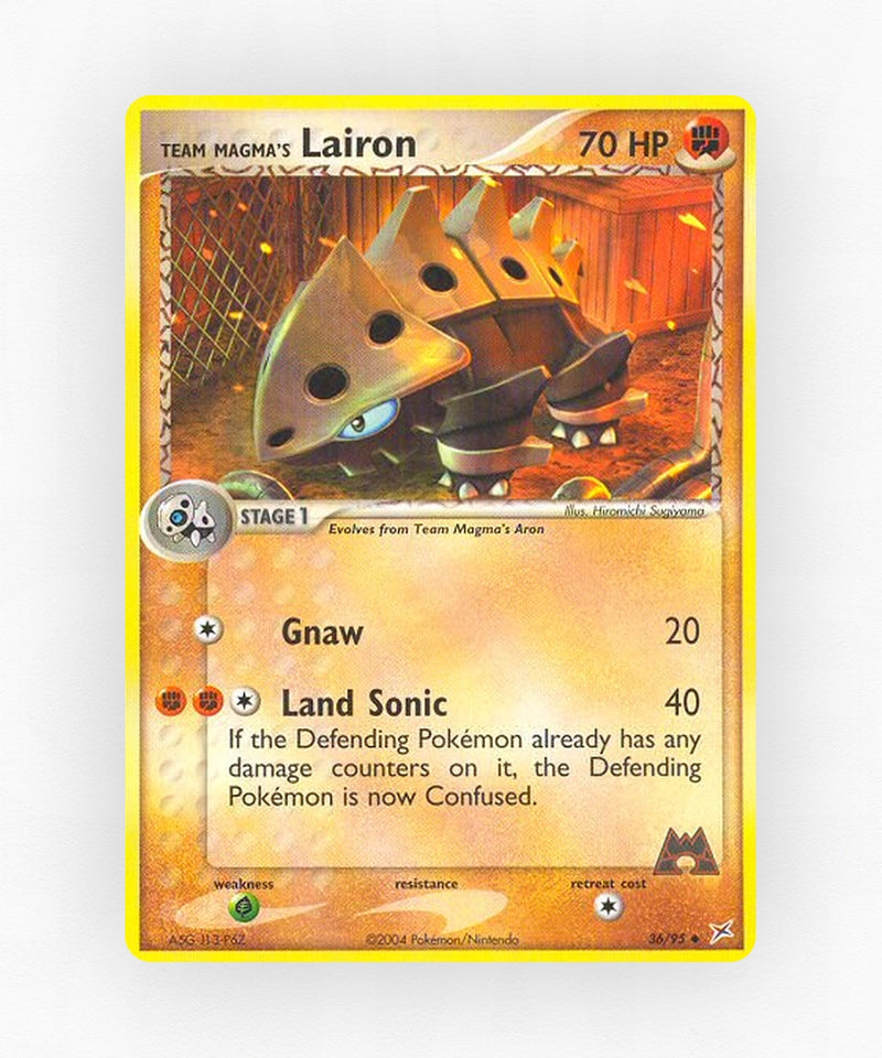 Team Magma's Lairon - Team Magma vs Team Aqua 36/95 (Non-Holo)