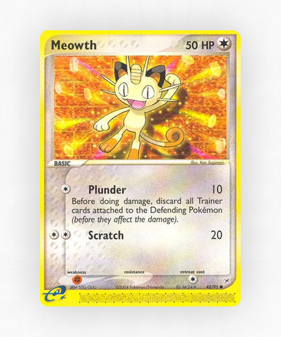 Meowth - Team Magma vs Team Aqua 42/95 (Reverse Holo)