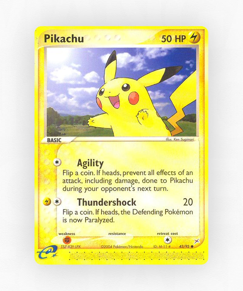 Pikachu - Team Magma vs Team Aqua 43/95 (Non-Holo)