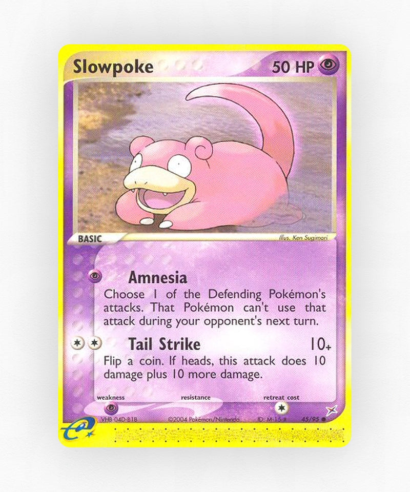 Slowpoke - Team Magma vs Team Aqua 45/95 (Reverse Holo)