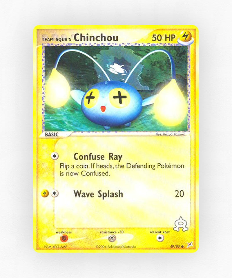Team Aqua's Chinchou - Team Magma vs Team Aqua 49/95 (Non-Holo)