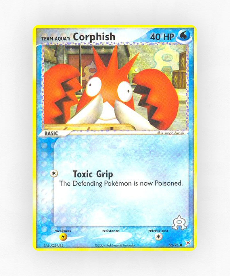 Team Aqua's Corphish - Team Magma vs Team Aqua 50/95 (Non-Holo)