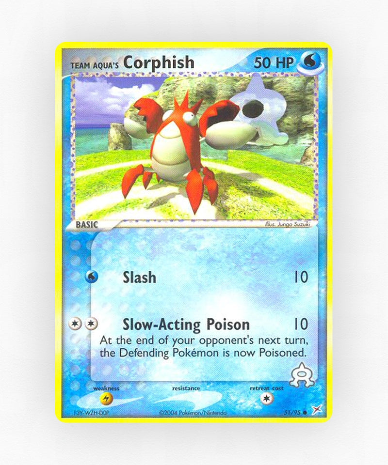 Team Aqua's Corphish - Team Magma vs Team Aqua 51/95 (Non-Holo)