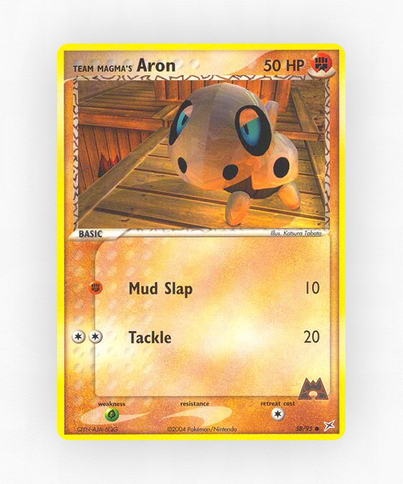 Team Magma's Aron - Team Magma vs Team Aqua 58/95 (Reverse Holo)