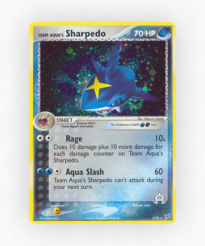 Team Aqua's Sharpedo - Team Magma vs Team Aqua 5/95 (Reverse Holo)