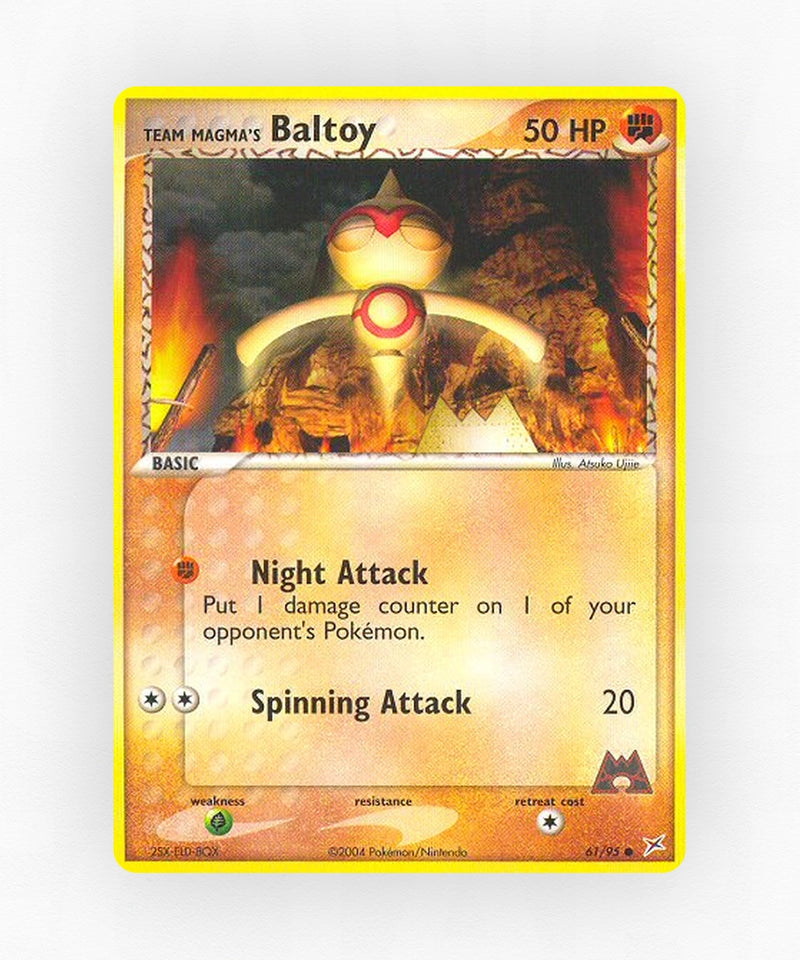 Team Magma's Baltoy - Team Magma vs Team Aqua 61/95 (Reverse Holo)
